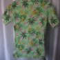 Columbia Midway Run Women's Green/Pink Hawaiian Button Down Shirt Sz S NWWT