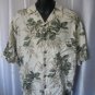 Hilo Hattie Men's Cream Hawaiian Button Down Shirt 100% Cotton Sz L Pre-Owned