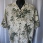 Hilo Hattie Men's Cream Hawaiian Button Down Shirt 100% Cotton Sz L Pre-Owned