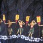 Winnie Fashions Men's Button Down Hawaiian Hula Girl's Shirt Sz XL Pre-Owned