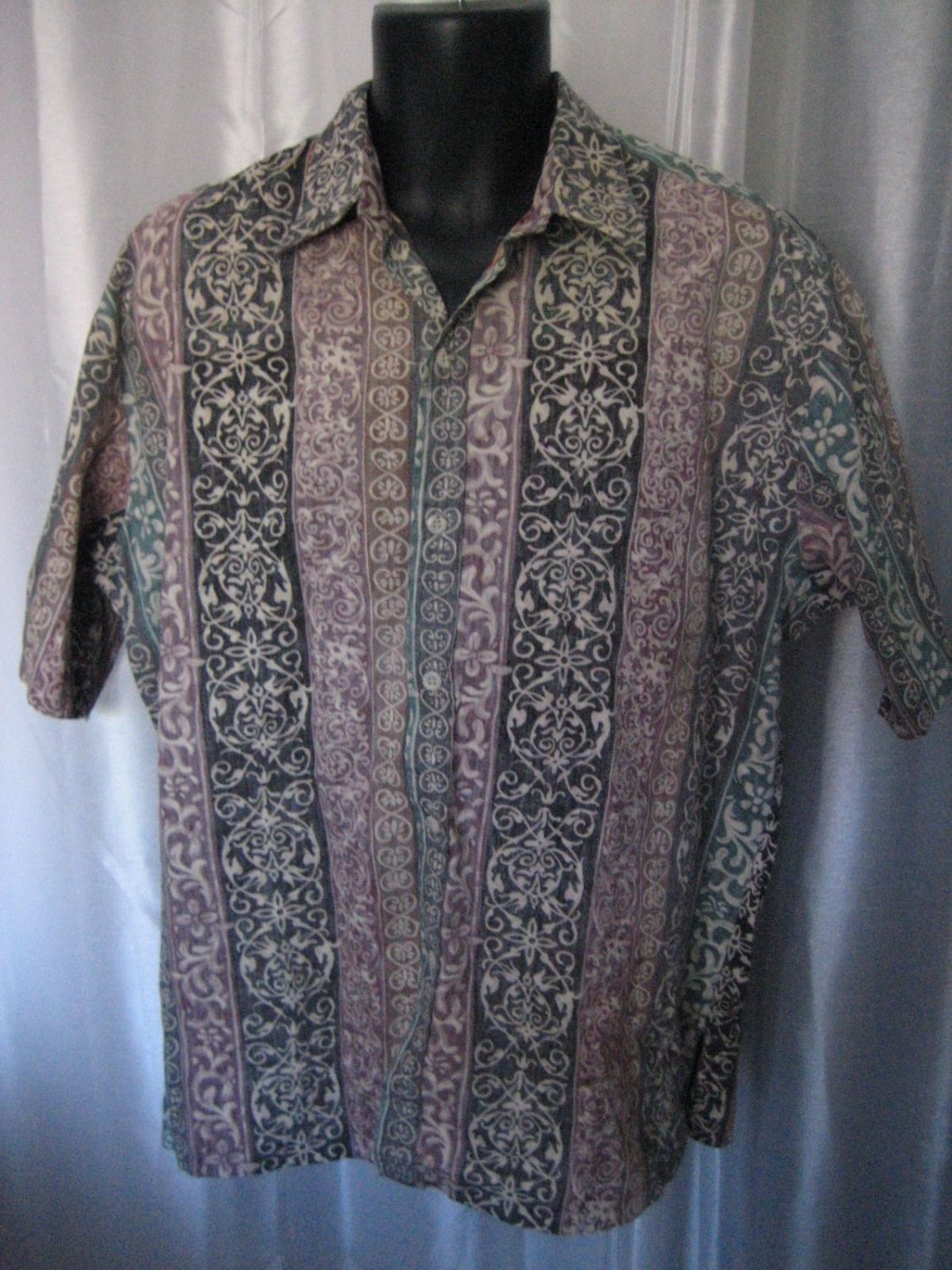 Cooke Street Men's Hawaiian Button Down Shirt Sz XL Pre-Owned 100% Cotton Hawaii