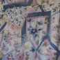 Alfred Dunner Women's Pink/Blue Floral Button Down Blouse Rayon Sz 16 Pre-Owned