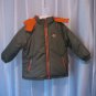 IXreme Frost Free Olive Green/Orange Toddler Boys Puffy Coat/Jacket Sz 3T NWWT
