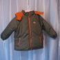 IXreme Frost Free Olive Green/Orange Toddler Boys Puffy Coat/Jacket Sz 3T NWWT