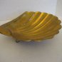 Vintage Brass Sea Shell Candy/Nut Dish 7 1/2 in.W x 8 1/2 in.L Pre-Owned