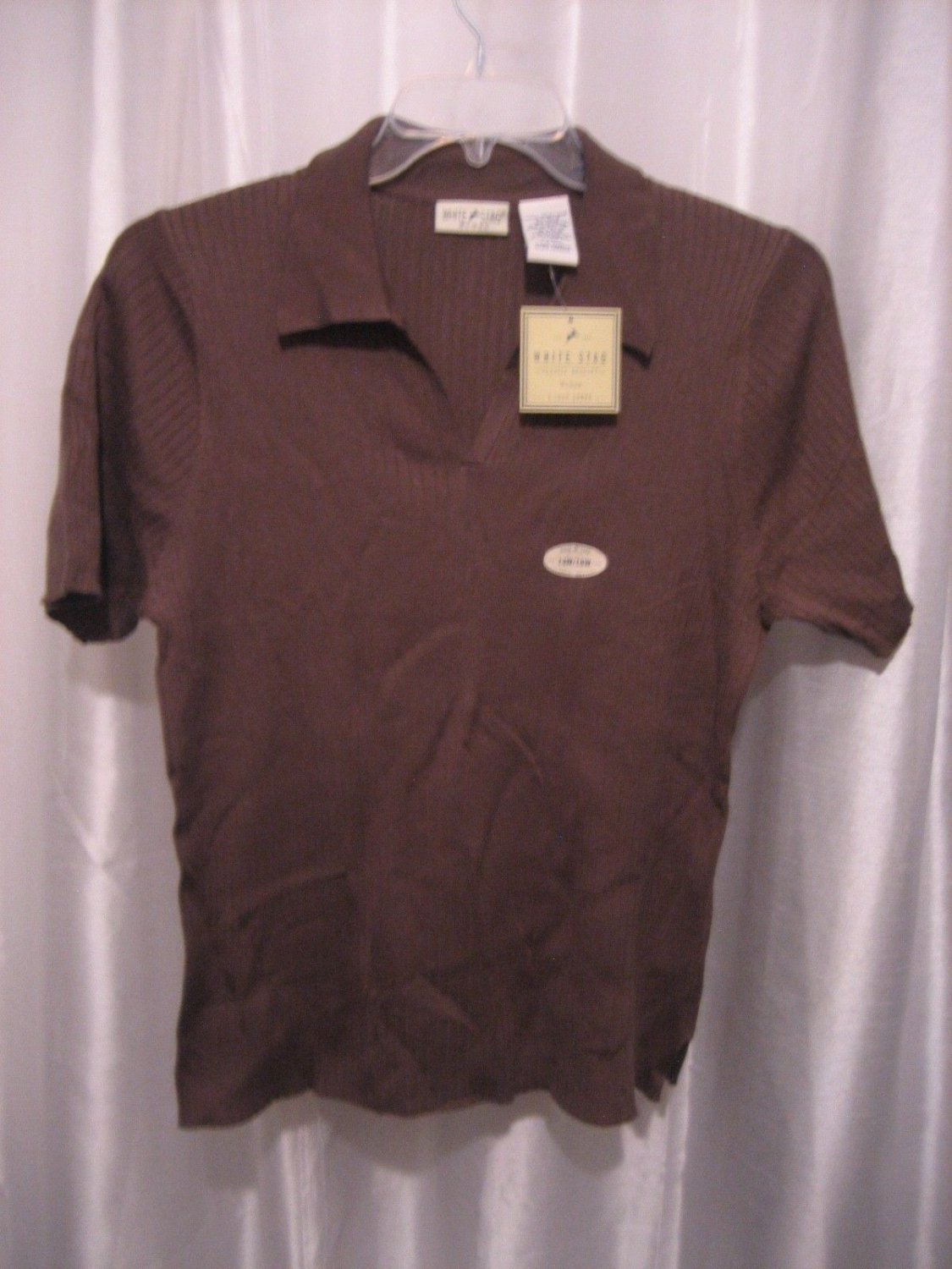 White Stag SLD Johnny CLR Women's Dark Ivy Short Sleeve Pullover Shirt Sz 14/16W