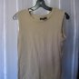 Mossimo Junior Size Tan Tank Top Shirt Sz L 100% Lyocell Pre-Owned