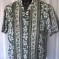 Royal Creations Men's Hawaiian Print Button Down Shirt Sz L PreOwned Made Hawaii
