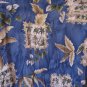 Pierre Cardin Men's Blue Hawaiian Button Down Shirt Sz 3XLT Pre-Owned 100% Rayon