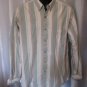 St John's Bay Men's Striped Button Down Long Sleeve Shirt Sz L16-16 1/2 PreOwned