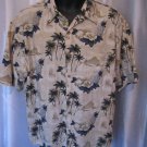 Field & Stream Men's Hawaiian Button Down Shirt Sz XL 100% Silk Pre-Owned