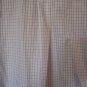 Eddie Bauer Men's White/Blue Checked Short Sleeve Button Down Shirt Sz L Pre-Own