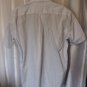 Eddie Bauer Men's White/Blue Checked Short Sleeve Button Down Shirt Sz L Pre-Own