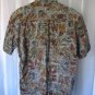 Cooke Street Men's Hawaiian Button Down Hawaiian Print Shirt Sz L Pre-Owned