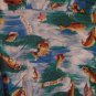Monticeritti Original Hawaiian Shirt Men's Sea Life Hawaiian Shirt Sz L PreOwned