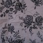 Dockers Junior Size Cream w/Black Flowers Long Sleeve Button Down Blouse Sz XL