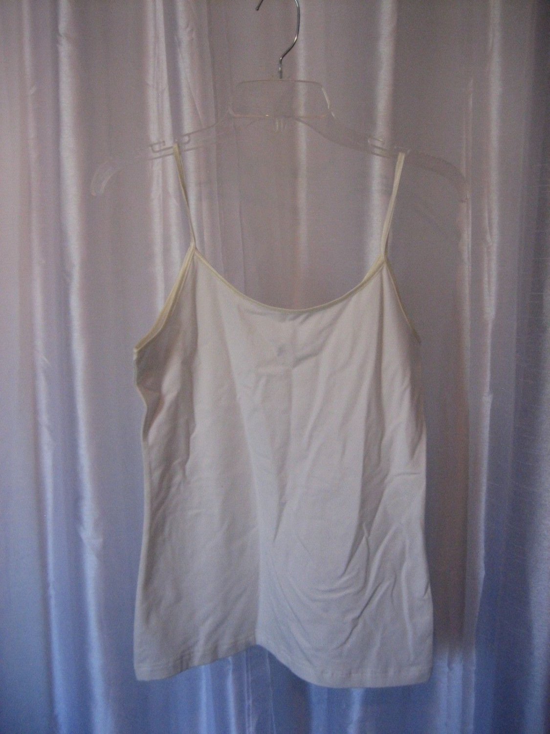 Nordstrom BP Junior Size Ivory Cami Tank Top Shirt 95% Cotton Sz XL NWWT