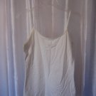 Nordstrom BP Junior Size Ivory Cami Tank Top Shirt 95% Cotton Sz XL NWWT