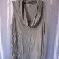 Maria Gabrielle Junior Size Oatmeal & Gold Color Sleeveless Cowl Top Sz L NWWT