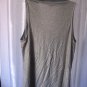 Maria Gabrielle Junior Size Oatmeal & Gold Color Sleeveless Cowl Top Sz L NWWT