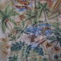Batik Bay Surf Men's Tan Hawaiian Button Down Shirt Sz XL100% Cotton Pre-Owned