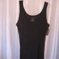 To the Max Junior Size Boyfriend Black Tank Top 100% Cotton Sz L NWWT
