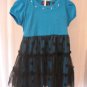 Tempted Girls Blue/Black 2 Piece Top & Leggings Set Sz 2T 95% Cotton NWWT