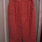 Linden Hill Coral/Nectar Women's 100% Linen Capri/Cropped Pants Sz 10 NWWT