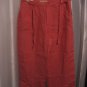 Linden Hill Coral/Nectar Women's 100% Linen Capri/Cropped Pants Sz 10 NWWT