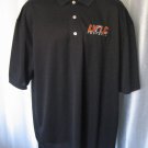 LV LC Football Men's Black 3 Button Front Shirt Sz XL 100% Polyester Pre-Owned