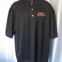 LV LC Football Men's Black 3 Button Front Shirt Sz XL 100% Polyester Pre-Owned