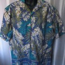 Chaps Ralph Lauren Men's Hawaiian Button Down Shirt Sz XL Pre-Owned 100% Cotton