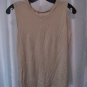 Mossimo Women's Tan Sleeveless Tank Top Shirt Sz L 100% Lyocell Pre-Owned