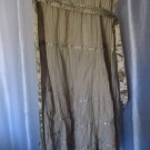 White Stag Whipped Latte Tan Women's BoHo Skirt 100% Cotton Sz XL (16/18) NWWT