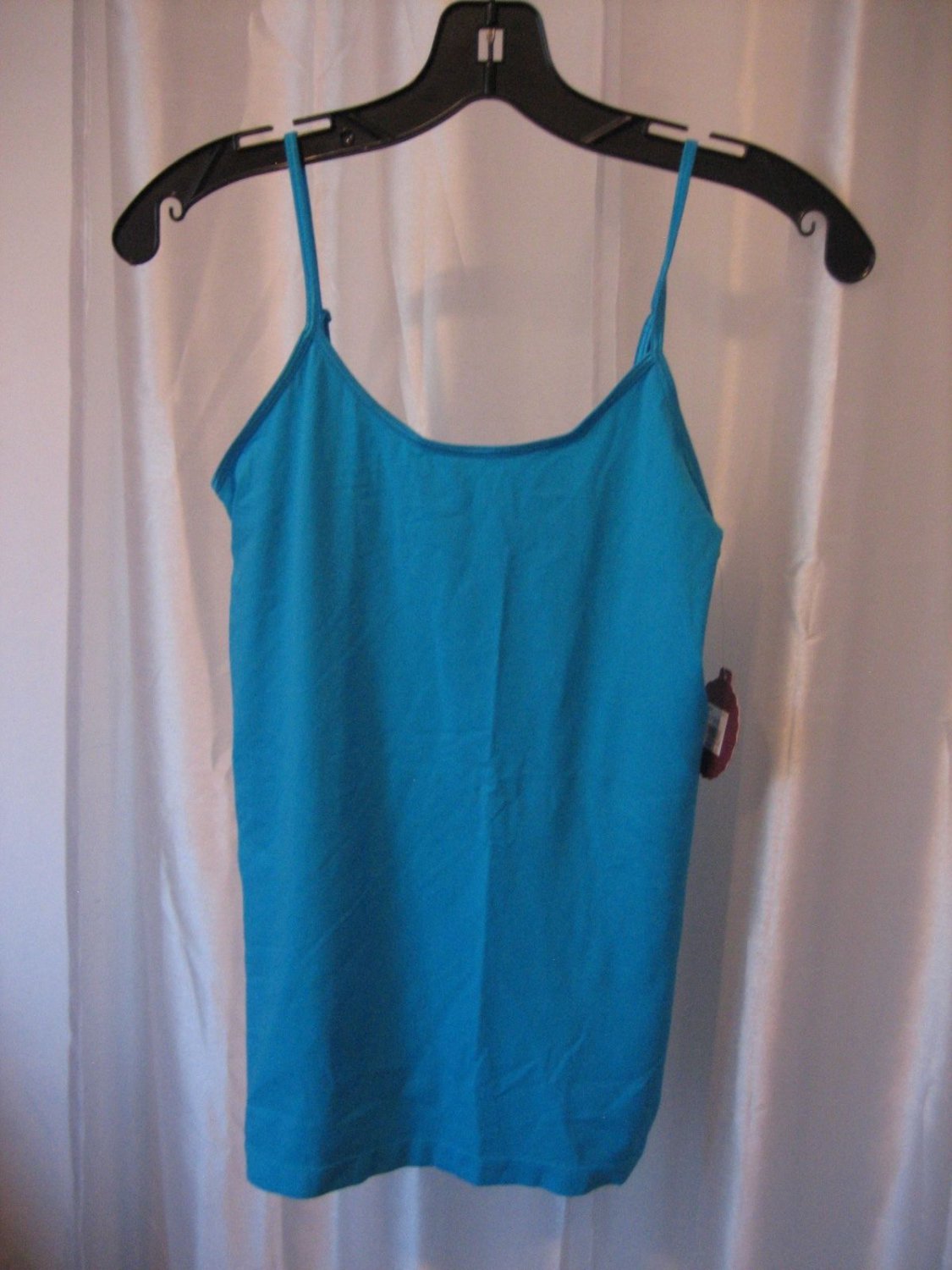 Authentic American Heritage Turquoise Blue Junior Size Cami Tank Shirt Sz L NWWT