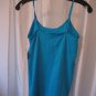 Authentic American Heritage Turquoise Blue Junior Size Cami Tank Shirt Sz L NWWT