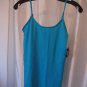 Authentic American Heritage Turquoise Blue Junior Size Cami Tank Shirt Sz L NWWT