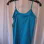 Authentic American Heritage Turquoise Blue Junior Size Cami Tank Shirt Sz L NWWT