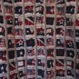 Bench Men's Flag Print Red/White/Blue/Tan Button Down Collar Shirt Sz M Pre-Own