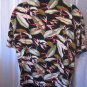 Cooke Street Men's 3 Button Hawaiian Print Collar Shirt 100%Cotton Sz L PreOwned