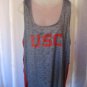Trojan Apparel Women's USC Trojans Grey Athletic Tank Top Sz 2XL 100%Polyester