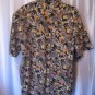 Pierre Cardin Men's Cocktails Button Down Cotton Hawaiian Shirt Sz XL Pre-Owned