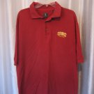 USC Trojans Men's Maroon 3 Button Front Collar Shirt 100% Cotton Sz XL Pre-Owned