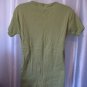 Olive Green Junior Size Short Sleeve V Neck T Shirt Sz 2X NWNT 50%Cotton/50%Poly