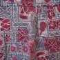 Stitch Men's Red/Blue/ Button Down Hawaiian Shirt 100% Cotton Sz XL Pre-Owned