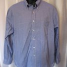 Lands End Men's Blue Button Down Long Sleeve Shirt Sz 16 -1/2 x 34 Pre-Owned