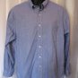 Lands End Men's Blue Button Down Long Sleeve Shirt Sz 16 -1/2 x 34 Pre-Owned