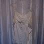 Cato Junior Size Ivory Solid/Lace Adjustable Spaghetti Strap Cami Sz XL PreOwned