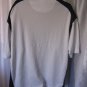 Dockers Golf Men's White/Navy Polo Style Shirt 100% Polyester Sz XXL Pre-Owned