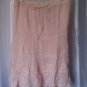 Unity Casuals Missy Lite Peach Cotton Gauze Knee Length Skirt Sz Free Size NWWT